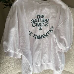 Jun Star White Sweatshirt